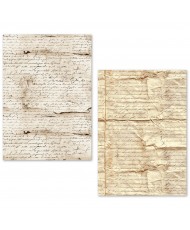 A5 Tissue Paper– 24 Sheets Vintage Manuscript A4