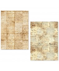 A5 Tissue Paper– 24 Sheets Vintage Manuscript A4