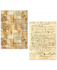 A5 Tissue Paper– 24 Sheets Vintage Manuscript A4