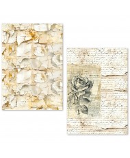 A5 Tissue Paper– 24 Sheets Vintage Manuscript A4
