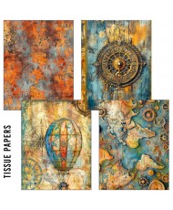 Past Time Craftmix  Mixed A5 Paper Pack