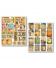 Grungy Tags Sticker Set 10/Pkg