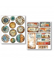 Grungy Tags Sticker Set 10/Pkg