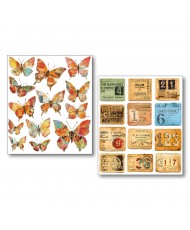 Grungy Tags Sticker Set 10/Pkg