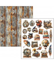 Mixed Media book Past Time A4 Maxi 50Pg