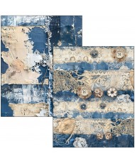 Mixed Media book Urban Blue Denim A4 Maxi