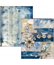 Mixed Media book Urban Blue Denim A4 Maxi