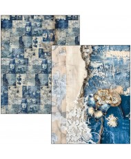 Mixed Media book Urban Blue Denim A4 Maxi