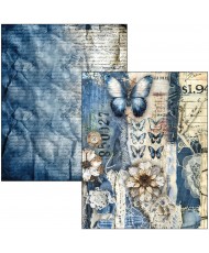 Mixed Media book Urban Blue Denim A4 Maxi