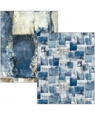 Mixed Media book Urban Blue Denim A4 Maxi