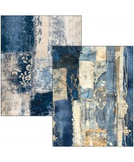 Mixed Media book Urban Blue Denim A4 Maxi