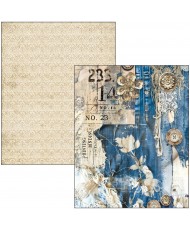 Mixed Media book Urban Blue Denim A4 Maxi