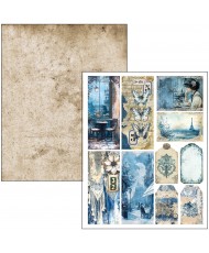 Mixed Media book Urban Blue Denim A4 Maxi