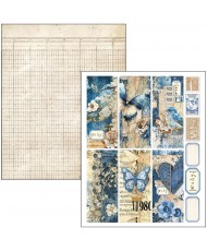 Mixed Media book Urban Blue Denim A4 Maxi