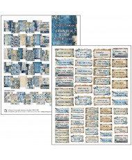 Mixed Media book Urban Blue Denim A4 Maxi