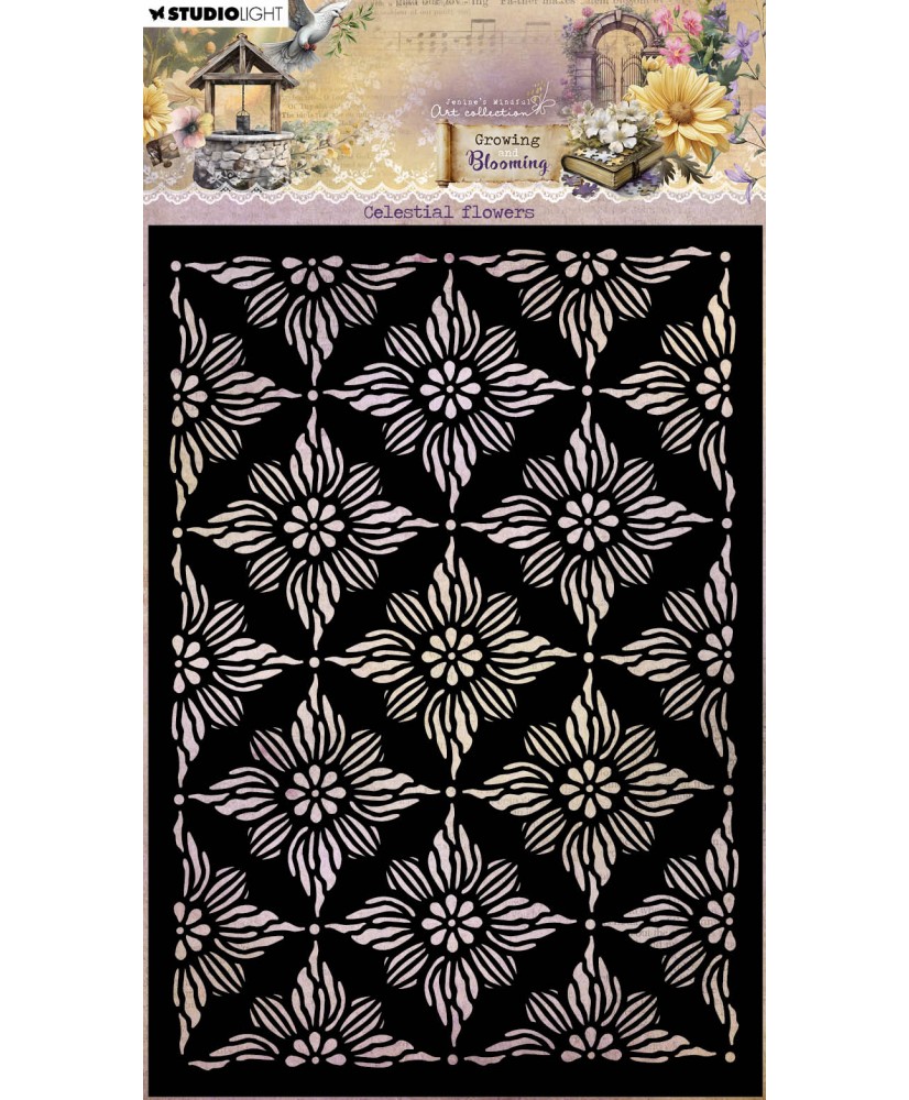 Mask Celestial flowers Growing & Blooming 148x210x1mm