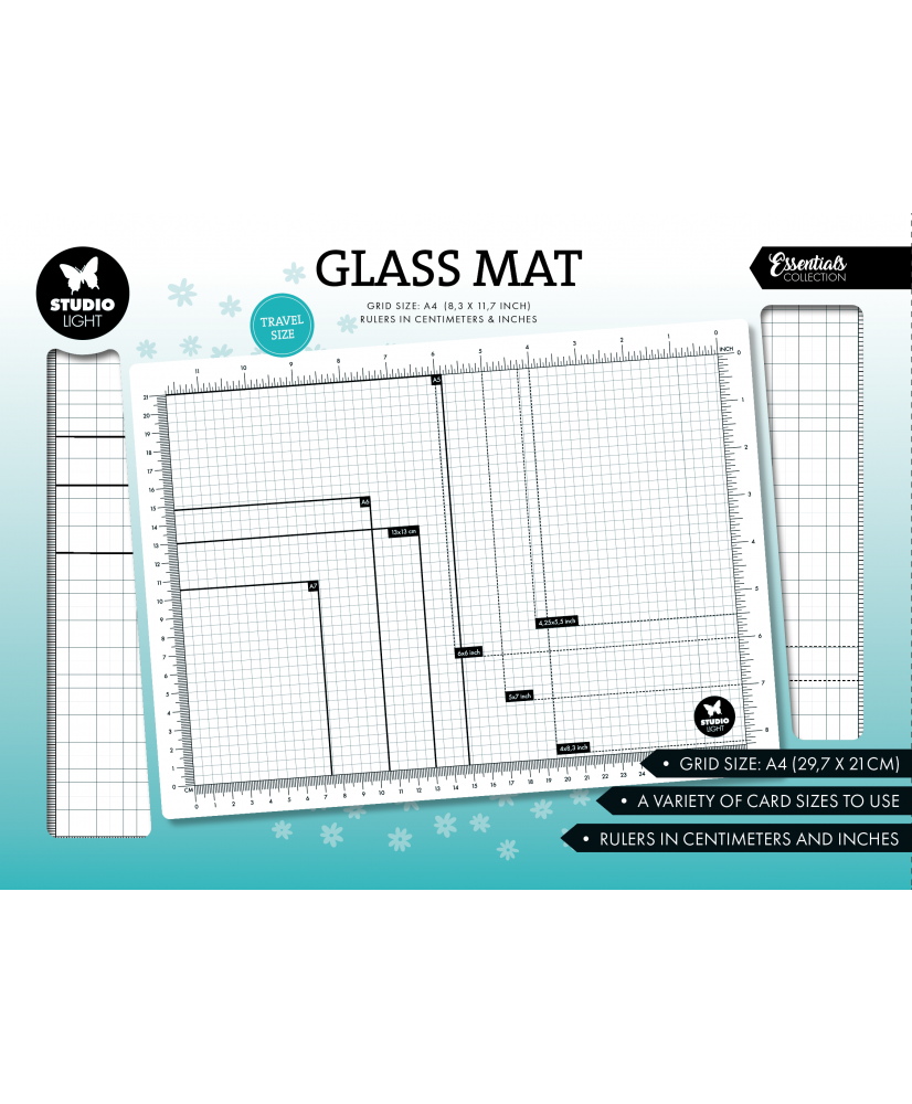 SL Glass Matt 323x24x5mm(non magnetic)