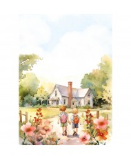 Back to School Rice Paper A5 MIXED 8/Pkg