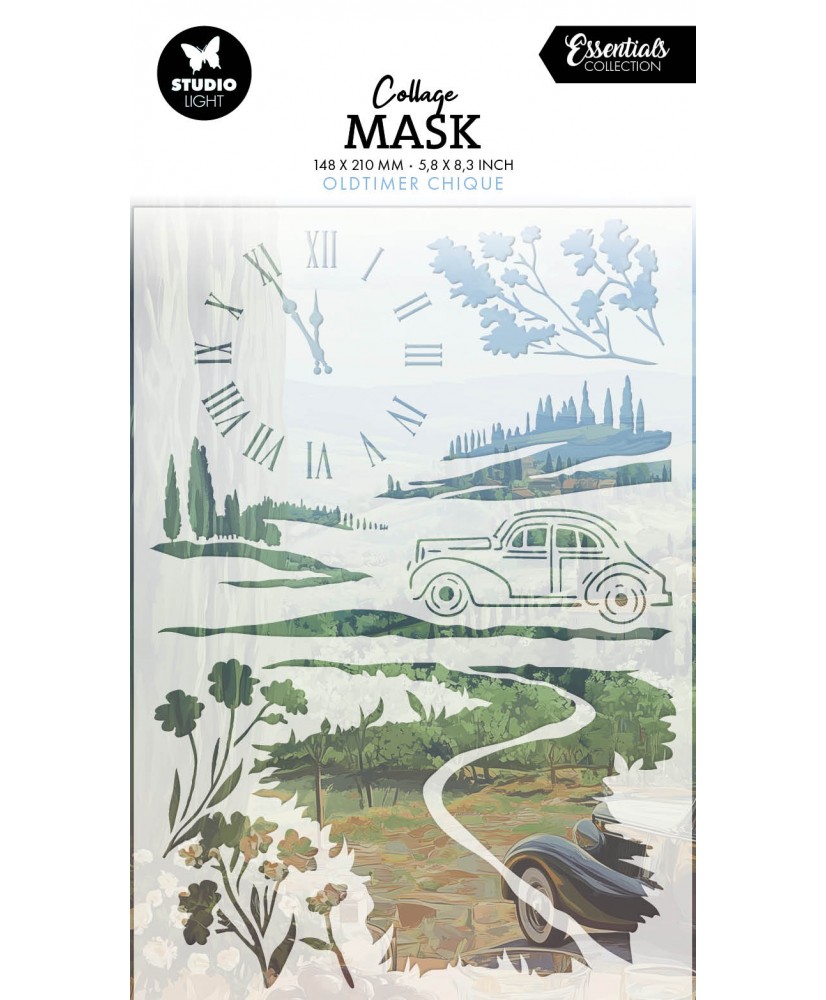 SL Mask Oldtimer Chique 148x210x1mm 1 Pieces