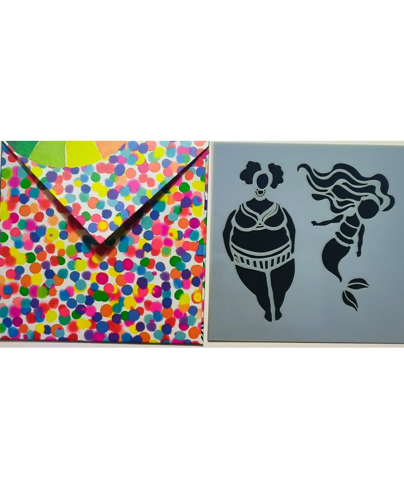 Stencil - Mermaid