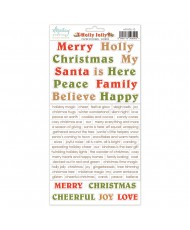 Holly Jolly - 6 x 12 Paper...