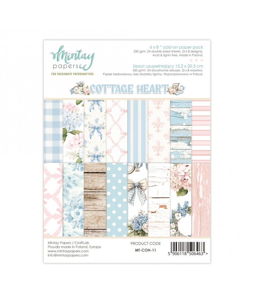 Cottage Heart - 6 x 8 Add-On Paper Pad