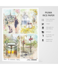 Rice Paper A4 Notre Vie Cards