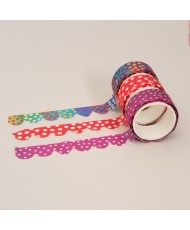 ABM Washi tape Dotty 18mmx5m 3Pc