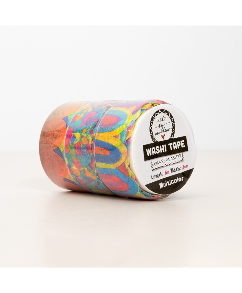 ABM Washi tape Multicolor 18mmx5m 3Pc