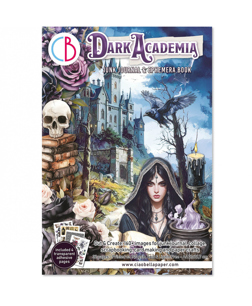 Ephemera Book Dark Academia A4 32/Pkg