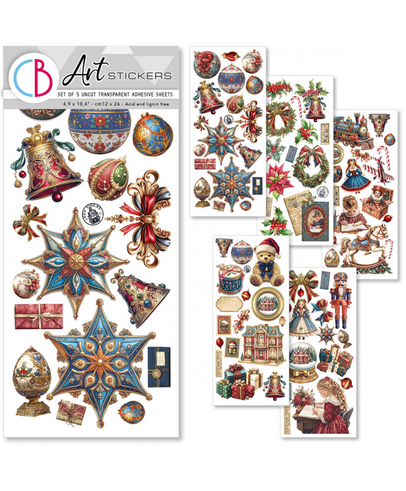 Toy Shop transparent Art Stickers 5Pkg