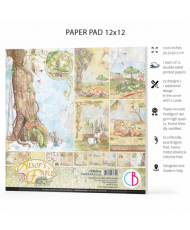 Aesop’s Fables Paper Pad 12″x12″ 12/Pkg