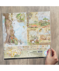 Aesop’s Fables Paper Pad 12″x12″ 12/Pkg