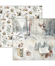 Forest Tales Paper Pad 12x12 12/Pkg