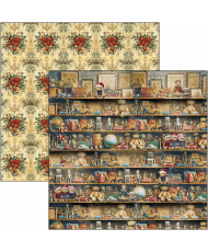 Toy Shop Patterns Pad 12x12 8/Pkg
