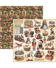 Toy Shop Patterns Pad 12x12 8/Pkg
