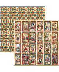 Toy Shop Patterns Pad 12x12 8/Pkg