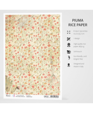 Rice Paper A4 Tiny Flowers