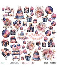 Happy Birthday - 12 x 12 Elements Paper