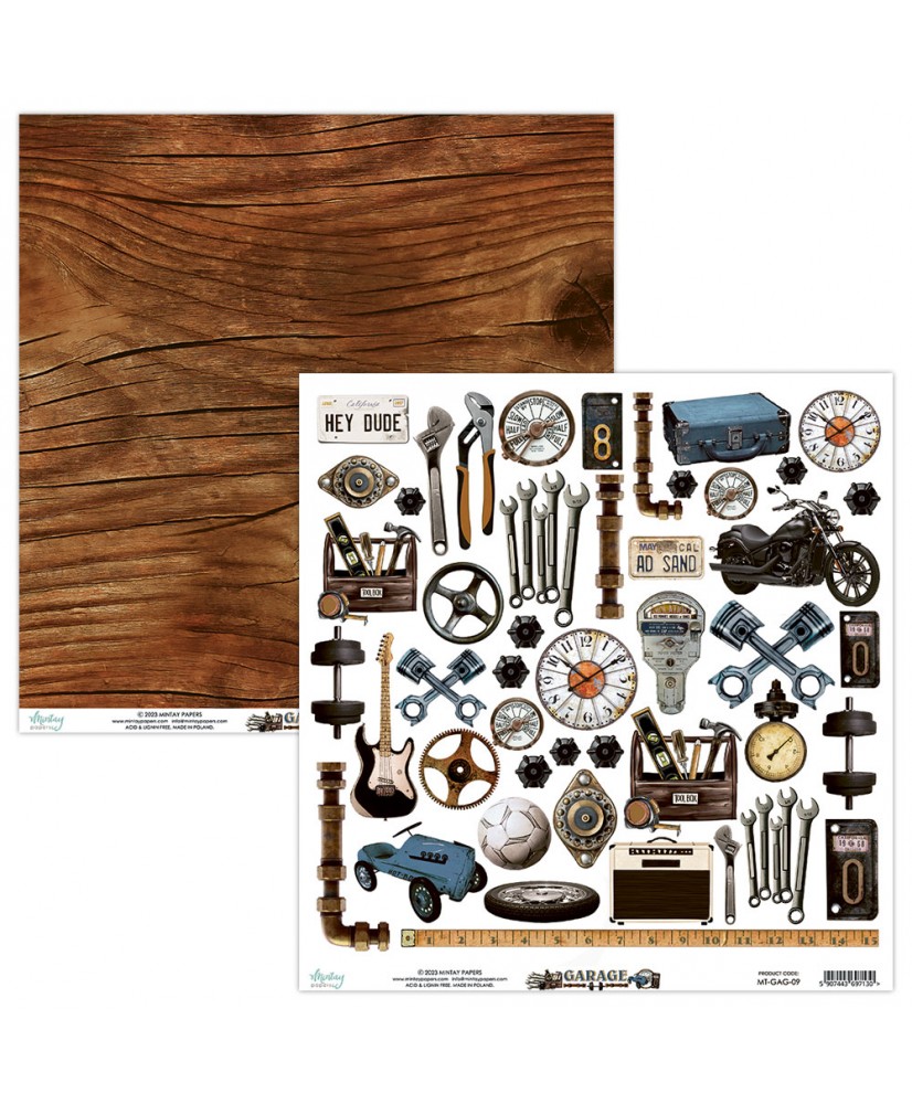 Garage- 12 x 12 Elements Paper