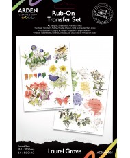 Laurel Grove 6x8in Rub-On...