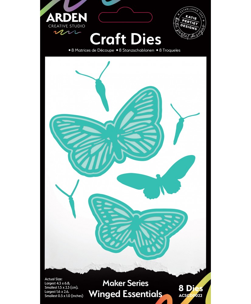Maker Series Winged Essentials Craft Die Set