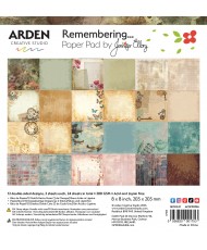 Remembering 8x8in Paper Pad