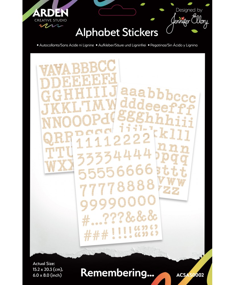 Remembering Alphabet Stickers