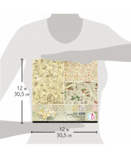 Aesop’s Fables Patterns Pad 12″x12″ 8/Pkg