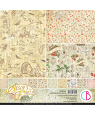 Aesop’s Fables Patterns Pad 12″x12″ 8/Pkg