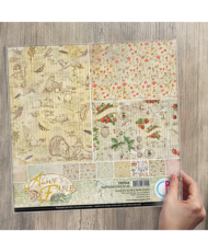 Aesop’s Fables Patterns Pad 12″x12″ 8/Pkg