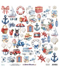 Riviera Moments 12 x 12 Elements Paper