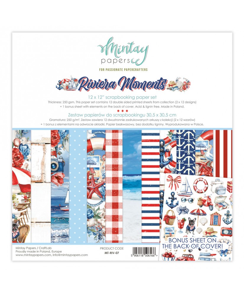Riviera Moments 12 x 12 Paper Set