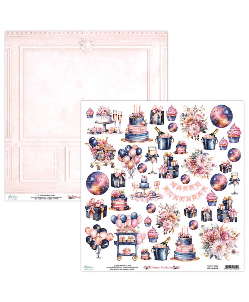 Happy Birthday - 12 x 12 Elements Paper